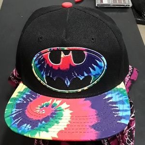 Tie-Dye Batman Snapback